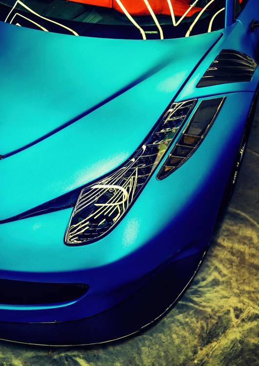 Ferrari 458 (electric blue) preview