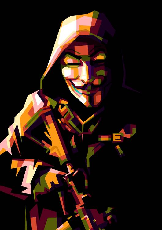 Vendetta Hacker in wpap art preview