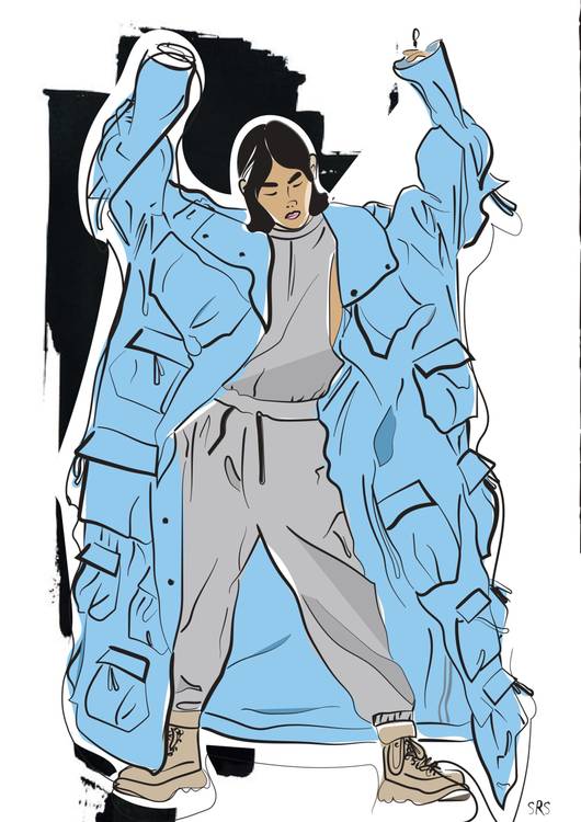 Girl in Blue preview