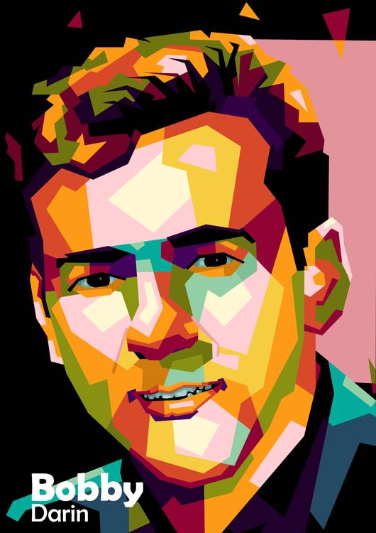 Music 70s Bobby Darin in wpap art preview