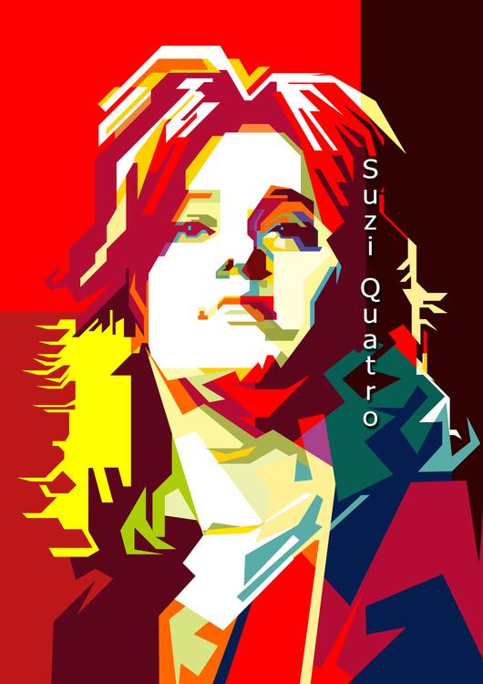 Suzi Quatro Pop Art WPAP preview