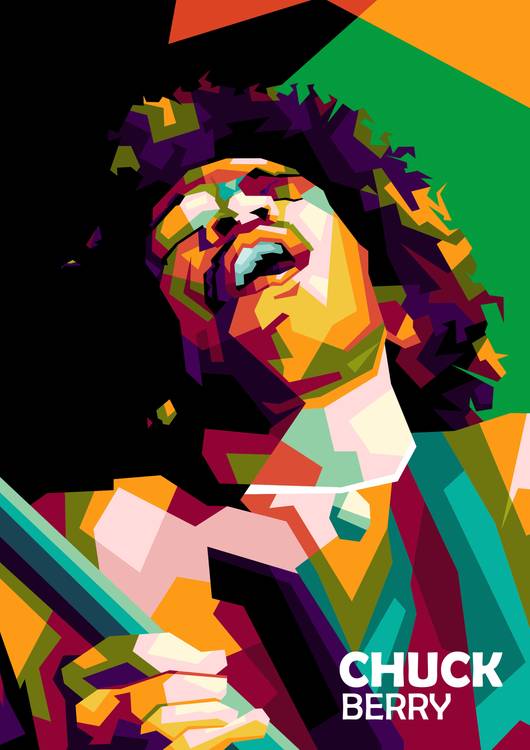 Legend Music Chuck Berry in pop art preview