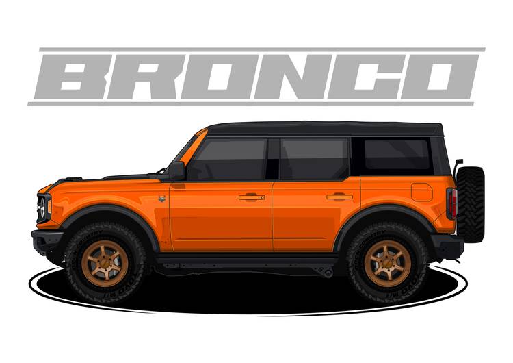 Ford Bronco Car Canvas Ford preview