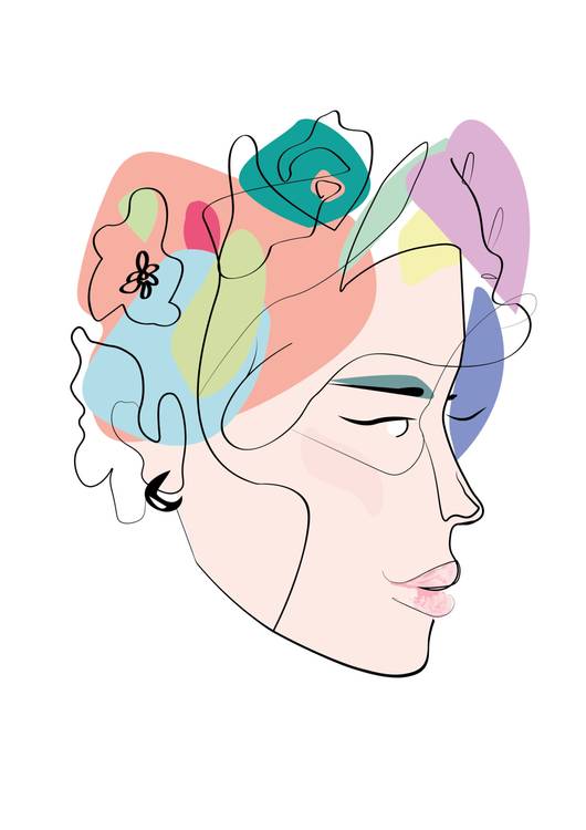 Flower portrait preview