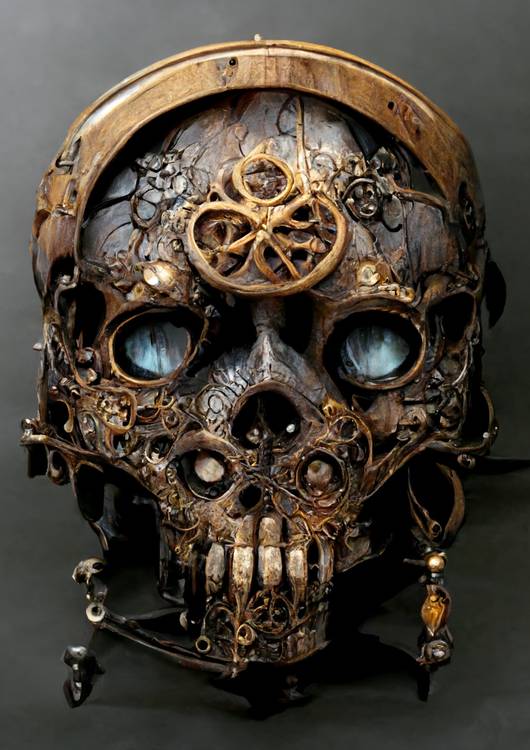 Steampunk skull preview
