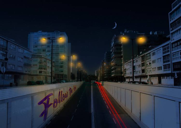 Night lights cityscape preview