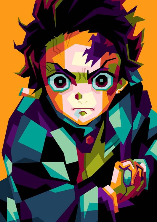 Anime Demon Slayers Pop art 1 preview