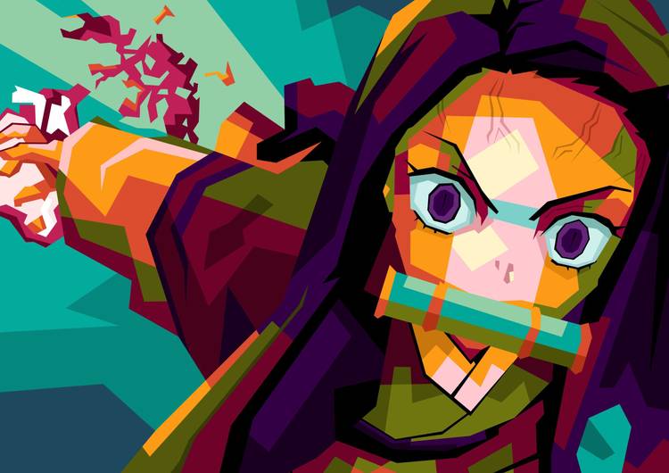 Anime Demon slayers 2 pop art preview