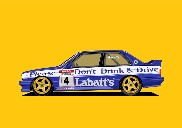 Tim Harvey Labatt's BMW E30 M3 BTCC preview