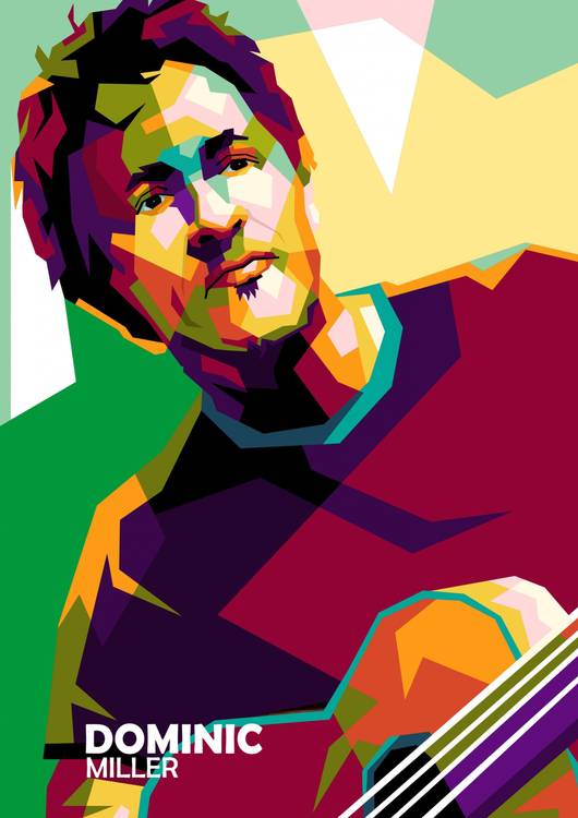Dominic Miller in wpap pop art preview