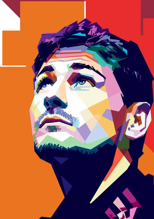 Iker Casilas wpap pop art preview