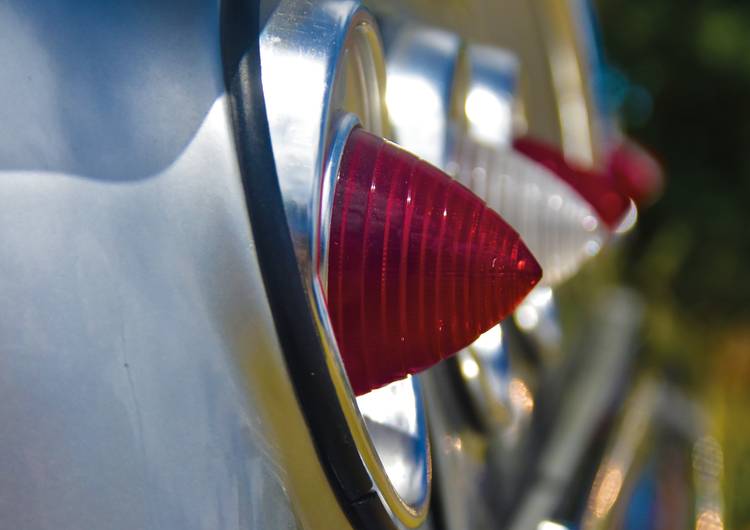 Chevrolet Impala rear lights Canvas print preview