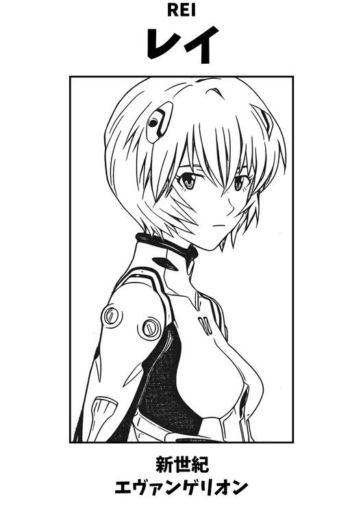 Rei Black and White preview