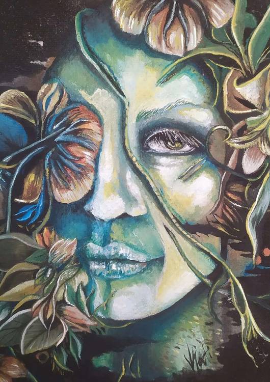 fantasy flower woman preview