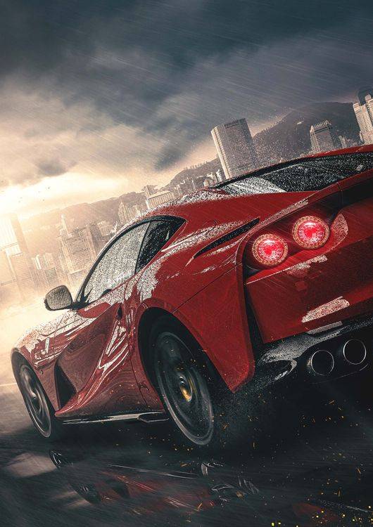 Ferrari in the Rain preview