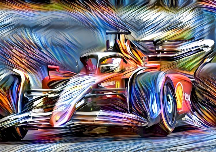 Digital Art Formula 1 Ferrari Charles Leclerc preview