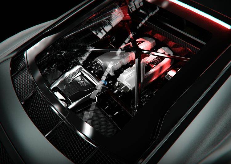 Audi R8 Vorsteiner ( Engine Bay View ) preview