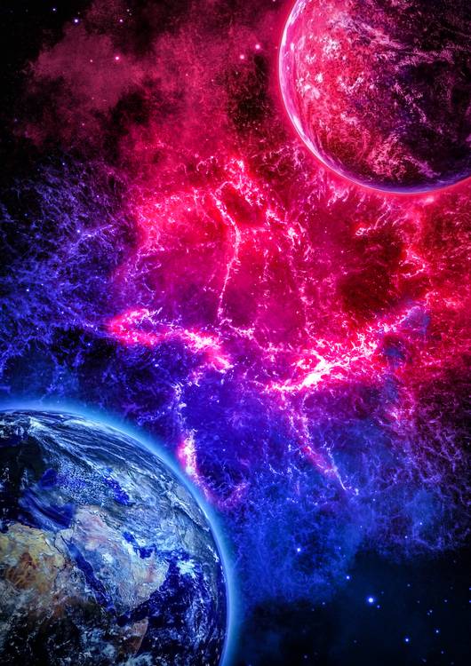 Red and Blue Planets preview