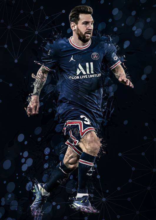 Lionel Messi Abstract 2 preview