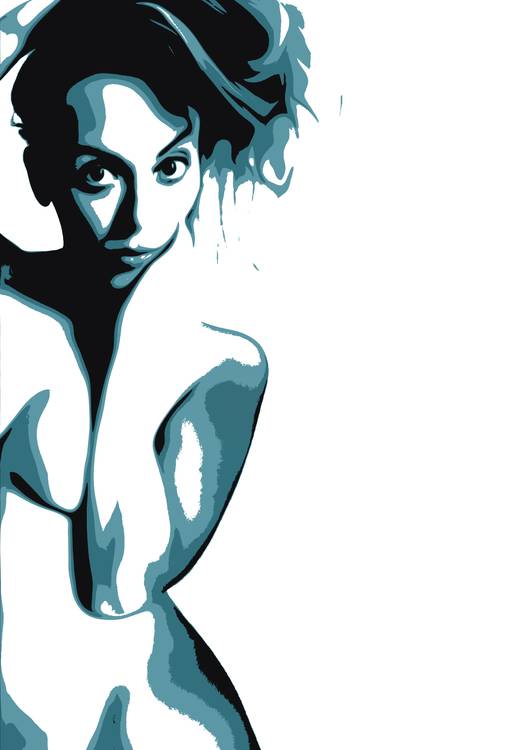 PopArt Blue Girl preview