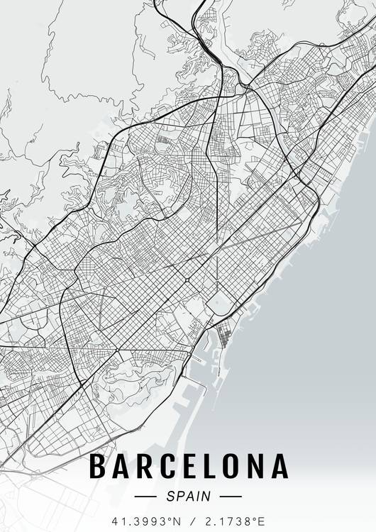 Barcelona map preview