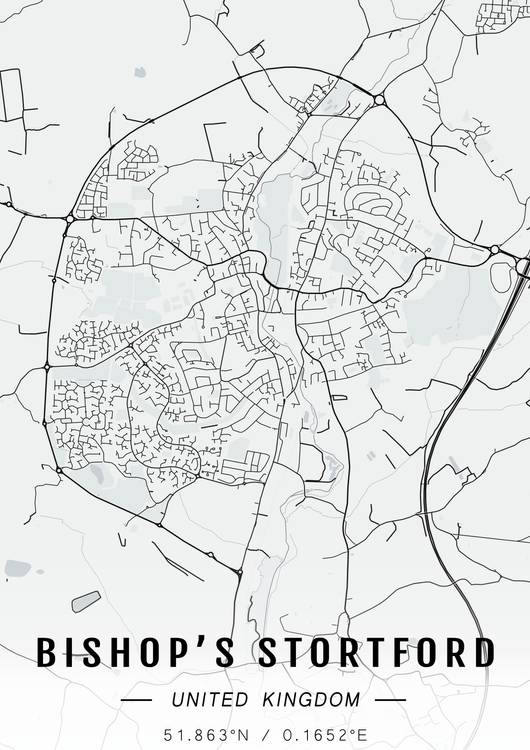 Bishop's Stortford map preview
