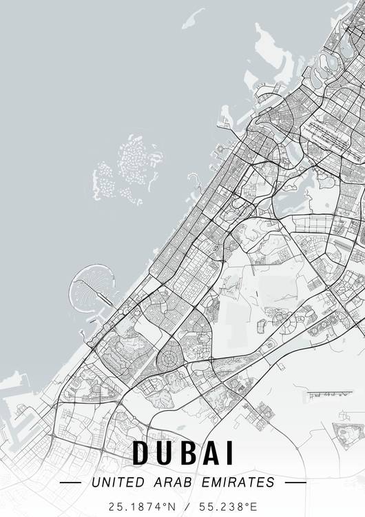 Dubai map preview
