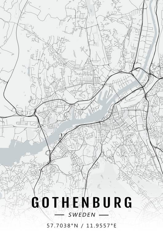 Gothenburg map preview