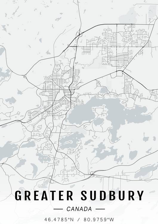 Greater Sudbury map preview