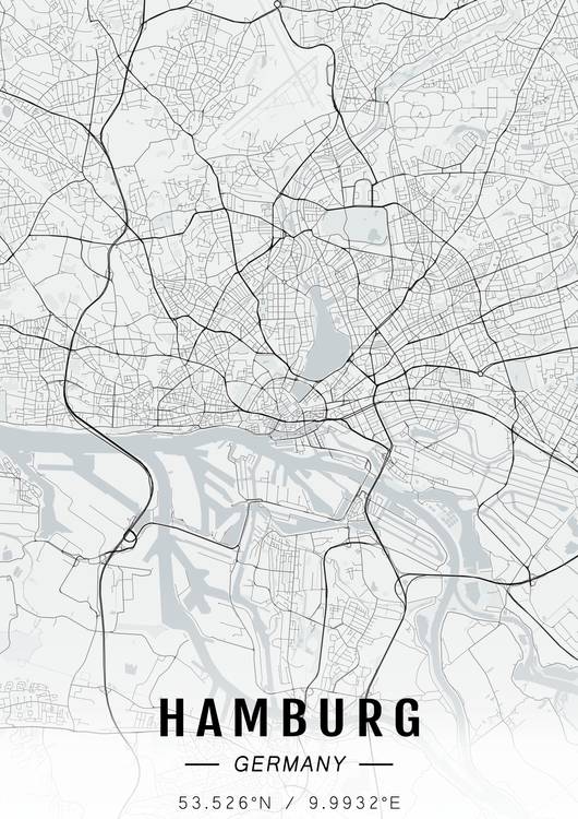 Hamburg map preview
