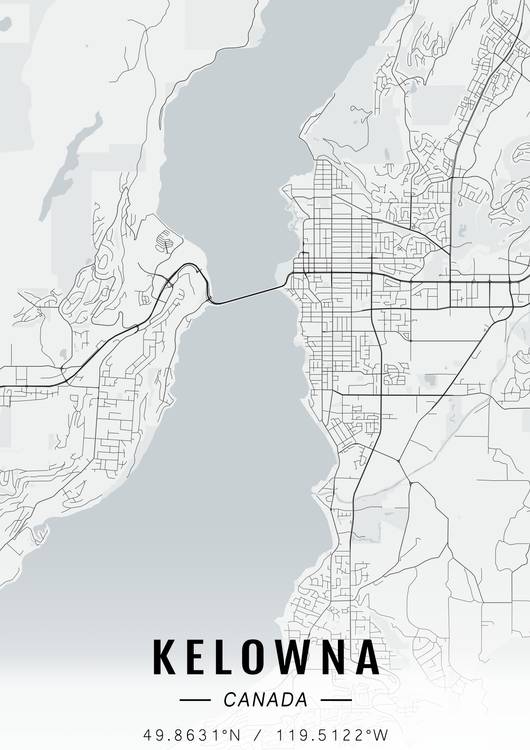 Kelowna map preview