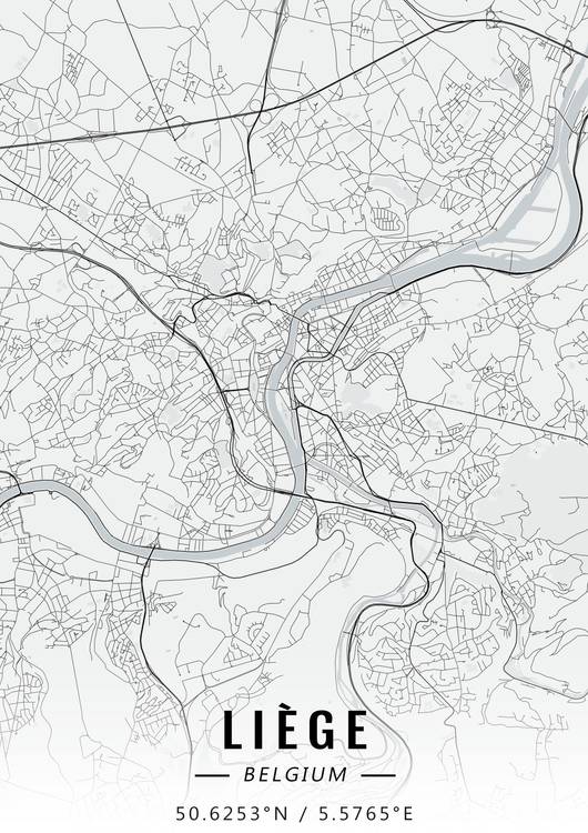 Liège map preview