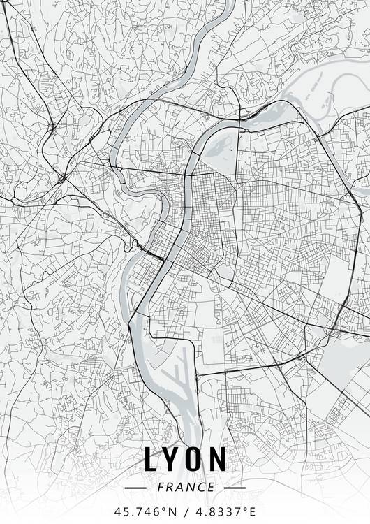 Lyon map preview