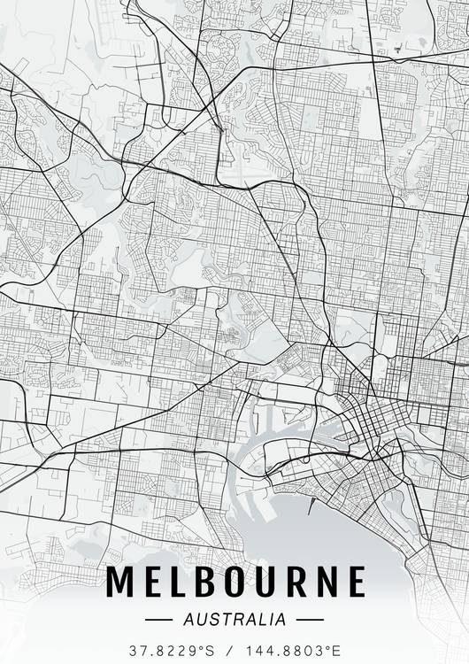 Melbourne map preview