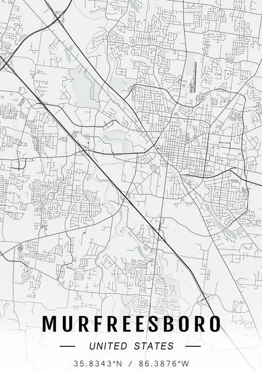 Murfreesboro map preview