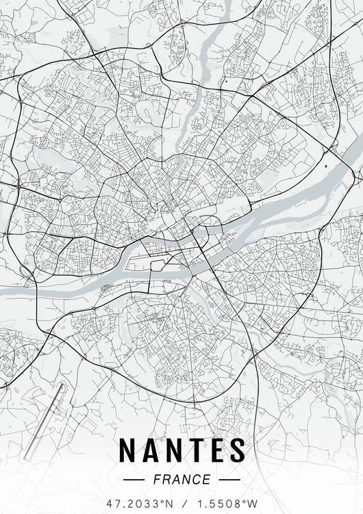 Nantes map preview