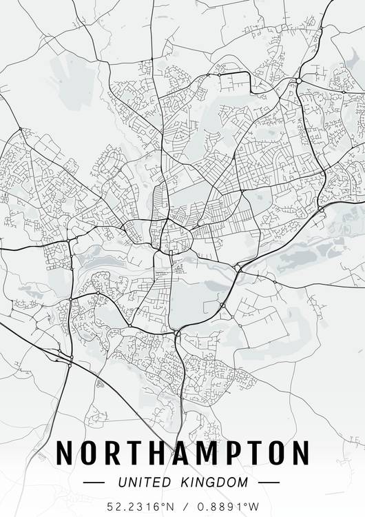 Northampton map preview
