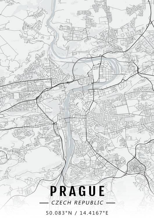 Prague map preview