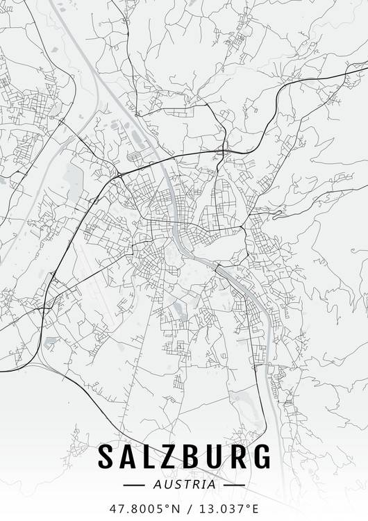 Salzburg map preview