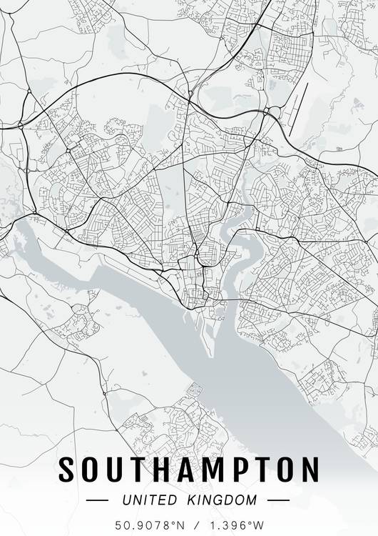 Southampton map preview