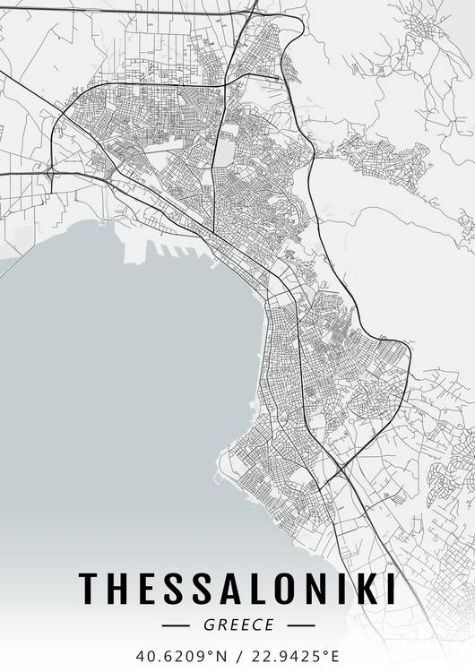 Thessaloniki map preview