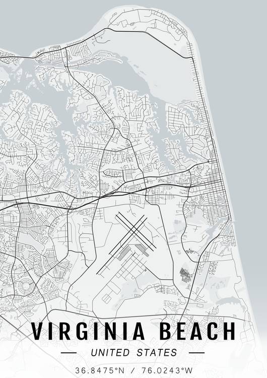 Virginia Beach map preview