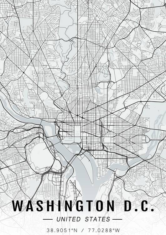 Washington D.C. map preview