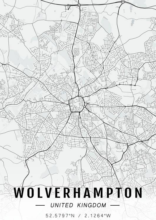 Wolverhampton map preview