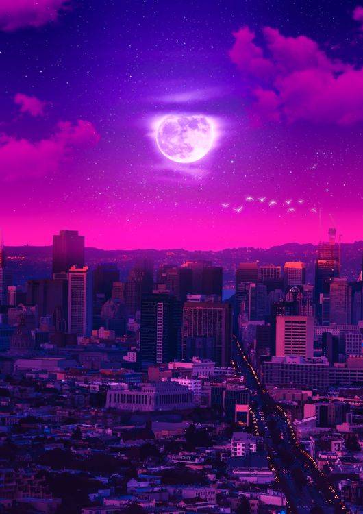 Dreamy moon night preview