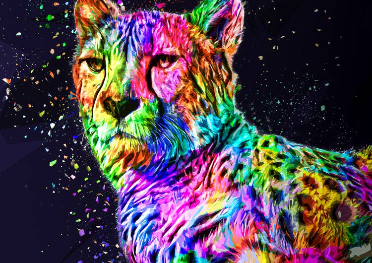 Colored Leopard preview