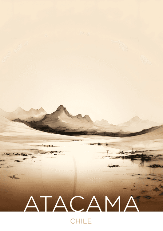 The Atacama Desert - Chile - Fountain Pen Technique preview