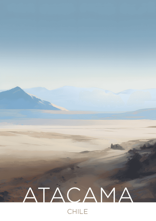 The Atacama Desert - Chile - Impressionism Style preview