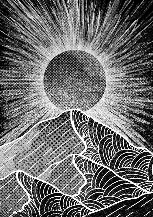 As a sun burst preview