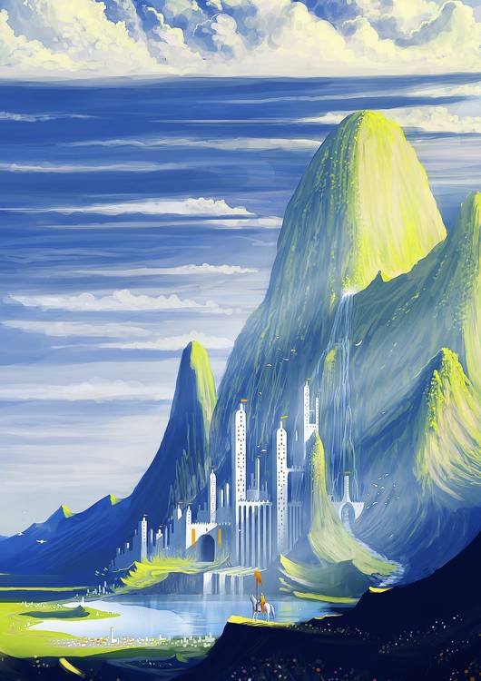 Castle and lake preview